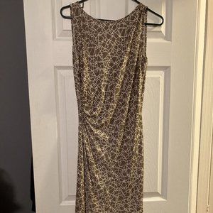 DVF patterned midi dress